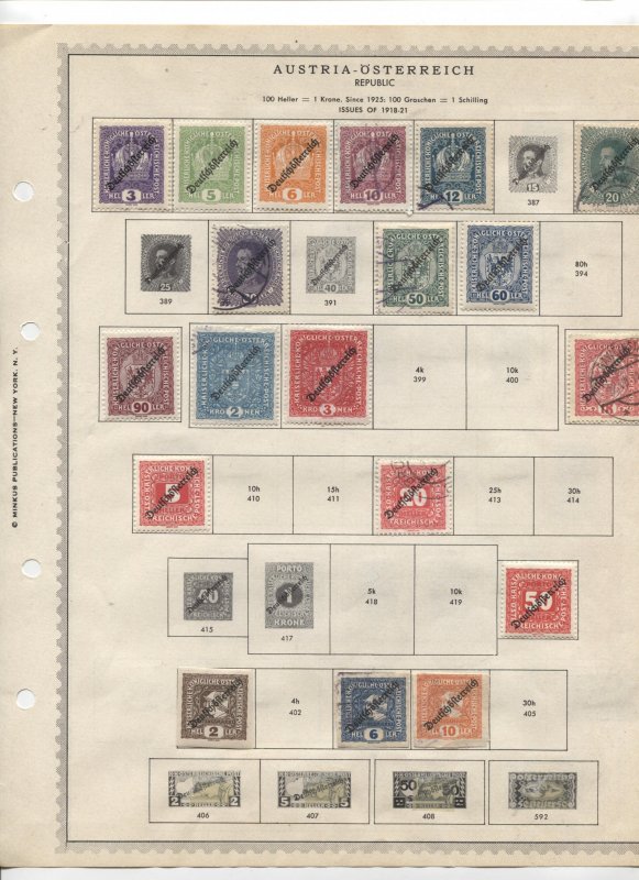 STAMP STATION PERTH - Austria #43 Mint/Used Stamps on Paper- Unchecked