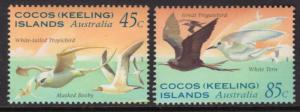 Cocos Keeling Islands 300-301 Birds MNH VF