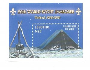 Lesotho Scott 1317 Scouts Souvenir Sheet NH
