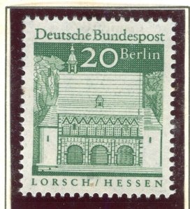 GERMANY; BERLIN 1966-67 Buildings issue MINT MNH Unmounted 20pf. value