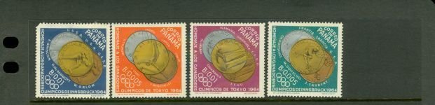 Panama Olympics , 4 stamps