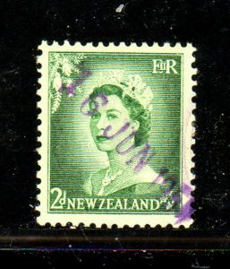 NEW ZEALAND #291  1953  2p  QEII      F-VF USED