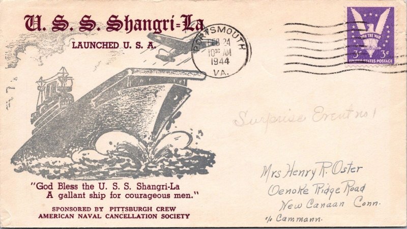 1944 - USS Shangri-La - Portsmouth, VA - F35255 