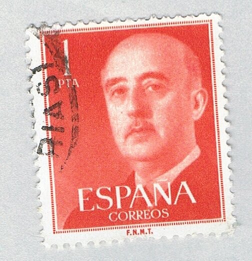 Spain General Franco orange 1p (AP126801)