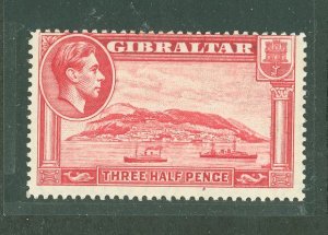 Gibraltar #109 Unused Single