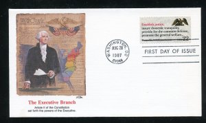 US 2357 Constitution Bicentennial Series UA Fleetwood cachet FDC