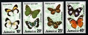 JAMAICA SG429/32 1977 BUTTERFLIES MNH