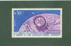 FRENCH ANDORRA 154 MH CV $2.00 BIN $1.00