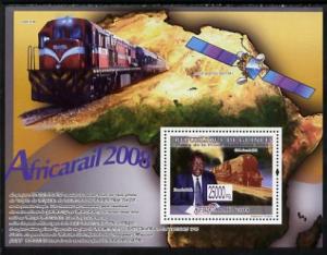 Guinea - Conakry 2009 African Railways perf s/sheet unmou...