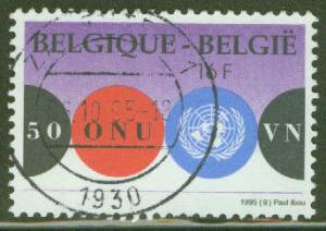 Belgium Scott 1584 used 1995 stamp