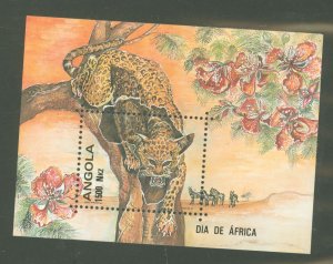 Angola #876  Souvenir Sheet (Cat)