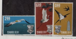 China - Taiwan Sc 1370-2 NH issue of 1963 - Birds