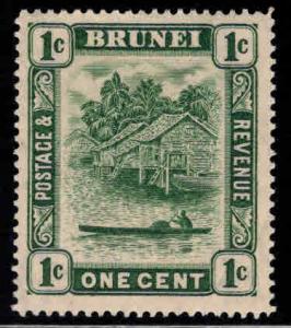 BRUNEI Scott 13 MH*  Wmk 3 stamp aged gum type 1