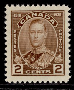 CANADA GV SG336, 2c brown, M MINT.