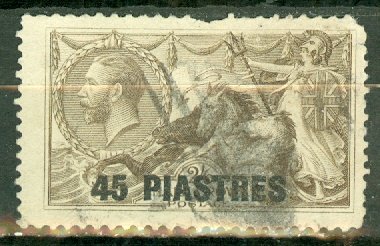 Great Britain Turkey 62 used perf faults CV $52.50