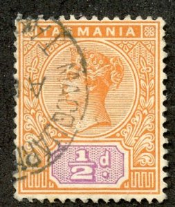 Tasmania, Scott #76, Used