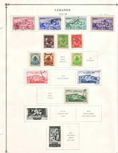 LEBANON - Collection 1942-1985, Cat. $451.05