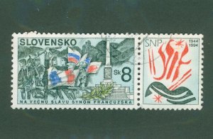 SLOVENIA 190 W/LABEL USED BIN $0.50