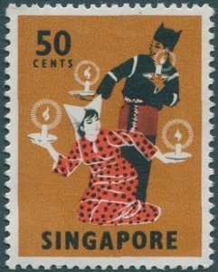 Singapore 1968 SG110 50c Tari Lilin MLH