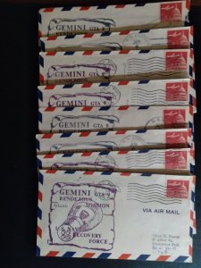 Lot of 8 Card Stock 8 Cent Airmail 1962 US Postage Stamps Scott C64