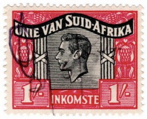 (I.B) South Africa Revenue : Duty Stamp 1/- (Afrikaans)