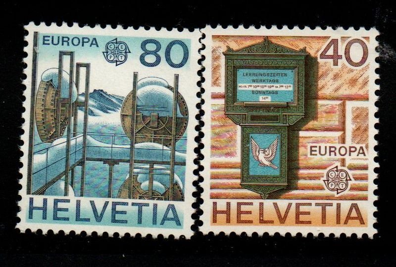 Switzerland Sc 657-58 1978   Europa stamp set mint NH