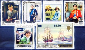 1983 Royal Family. Overprinted.