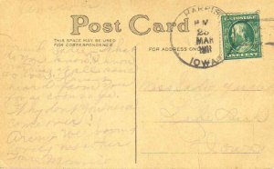 United States Iowa Harris 1911 4a-bar  PC  Creases and small tear at bottom r...