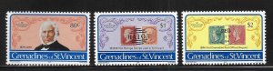 Grenadines of St. Vincent 173-175 Rowland Hill set MNH