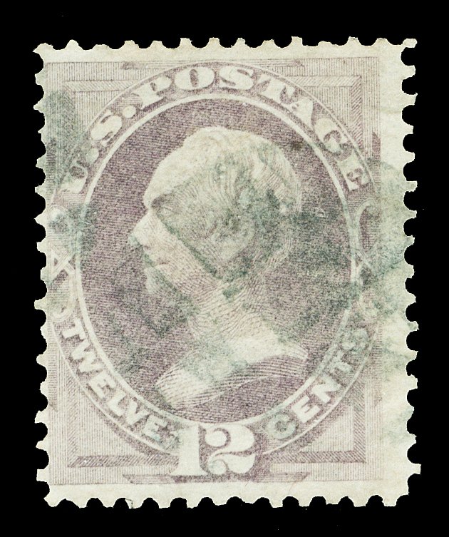 Scott 151 12c Clay Issue Used Fine Light Cancel Cat $200