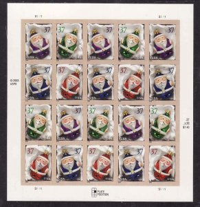 USA-Sc#3883-6- id12-unused NH sheet-Christmas-2004-