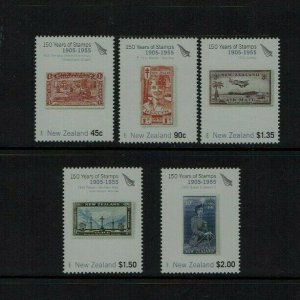 New Zealand: 2005, 150th Anniversary of New Zealand Stamps,(2nd series) MNH set