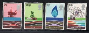 Great Britain Sc 827-30 1978 Energy Resources stamp set mint NH