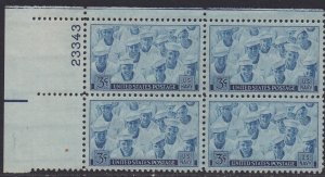 935 Navy Plate Block MNH