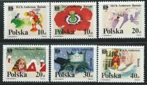 Poland Scott 2832-2837 MNH** 1987 stamp set