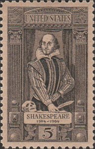 # 1250 MINT NEVER HINGED ( MNH ) WILLIAM SHAKESPEARE XF+