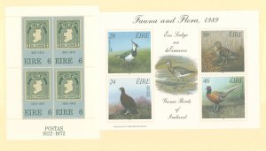 Ireland #326a/758a Mint (NH) Souvenir Sheet