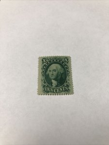 US Stamps Scott # 35 Unused Extra Fine Original Gum With PF Certificate. 