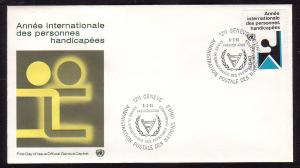 United Nations - Geneva 99 FDC