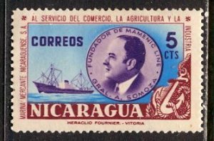 Nicaragua; 1957: Sc. # 795: *+/MLH Single Stamp