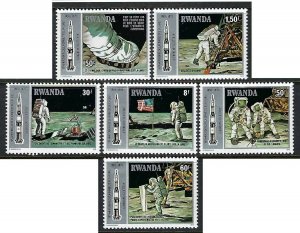 Rwanda MNH 951-6 Space Astronauts 1979