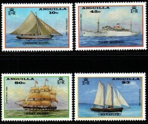 ANGUILLA SG734/7 1986 CHRISTMAS SHIPS MNH