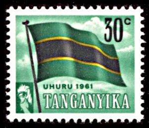 Tanganyika 49, MNH, Independence Day, National Flag