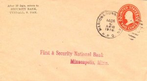 United States U.S. R.P.O.'s Marion & Running Water 1916 761-Y-2  Postal Stati...