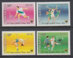 Uzbekistan 507-510 Summer Olympics MNH VF