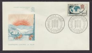 Burkina Faso B2 Food 1963 U/A FDC