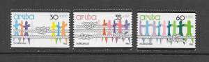 ARUBA #B1-3 SOLIDARITY   MNH