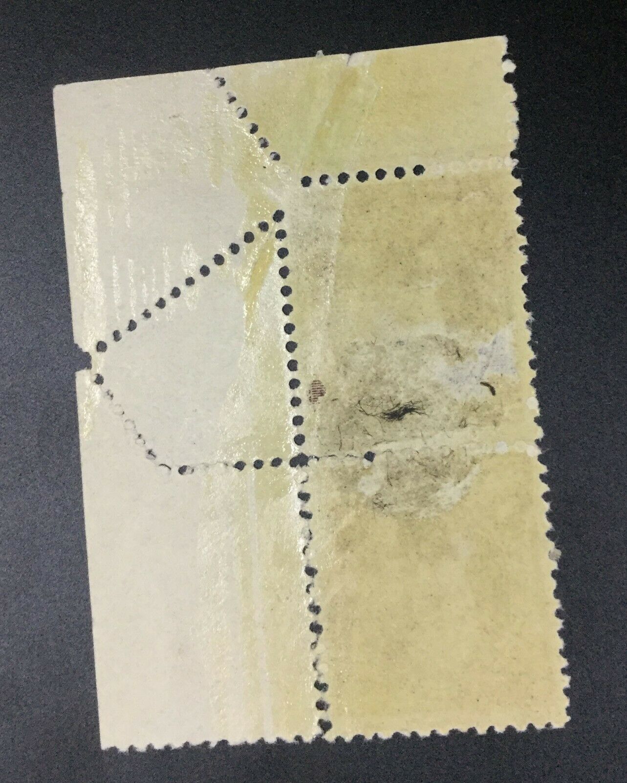 US Stamps 257 VAR. Fold Over Mint OG H LOT 72555 United States