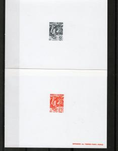 New Caledonia 1993 Kagu-Bird 9&12F Deluxe SS MNH Sc# 596/97