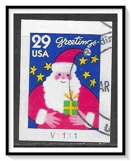 US #2873b Santa Claus PNC Pl#V1111 Used